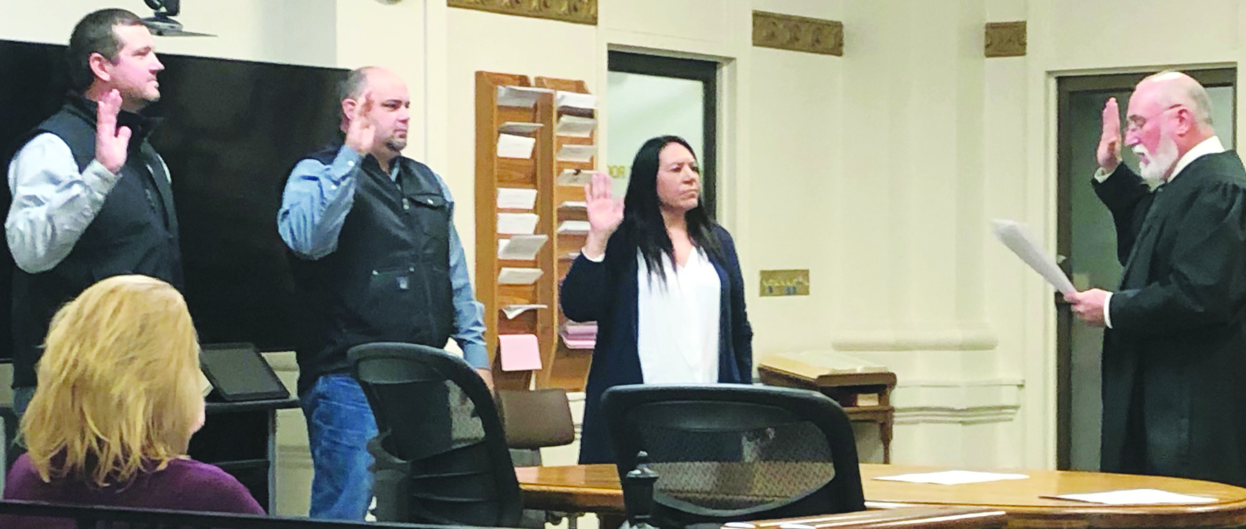 Noble County Officers Sworn In Perry Daily Journal