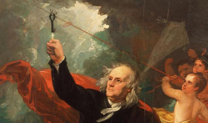 Benjamin Franklin Flies Kite During Thunderstorm Perry Daily Journal