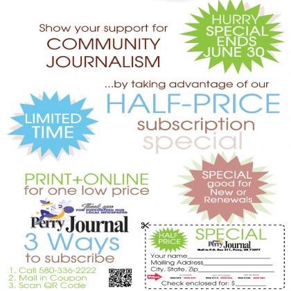 Half price subscription