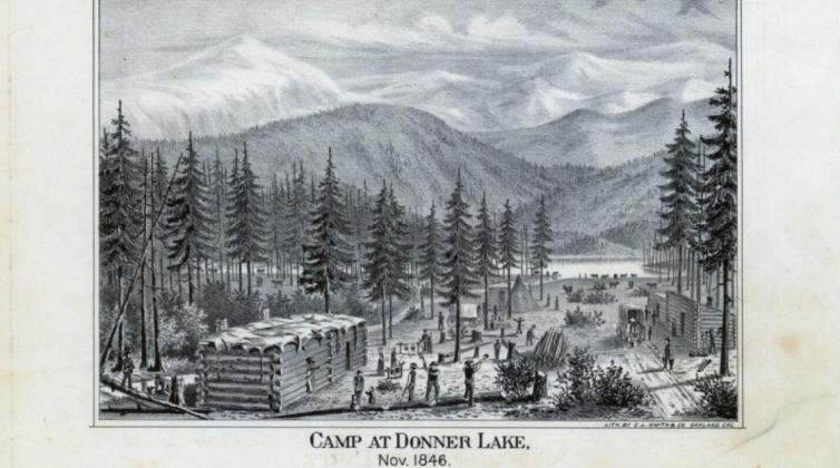 did the donner party cross the salt flats in utah?